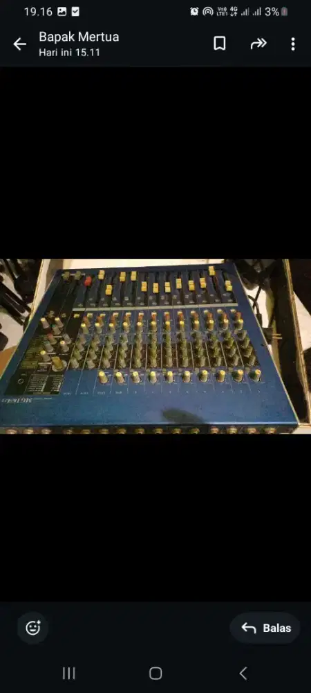 Mixer yamaha 16 cennel