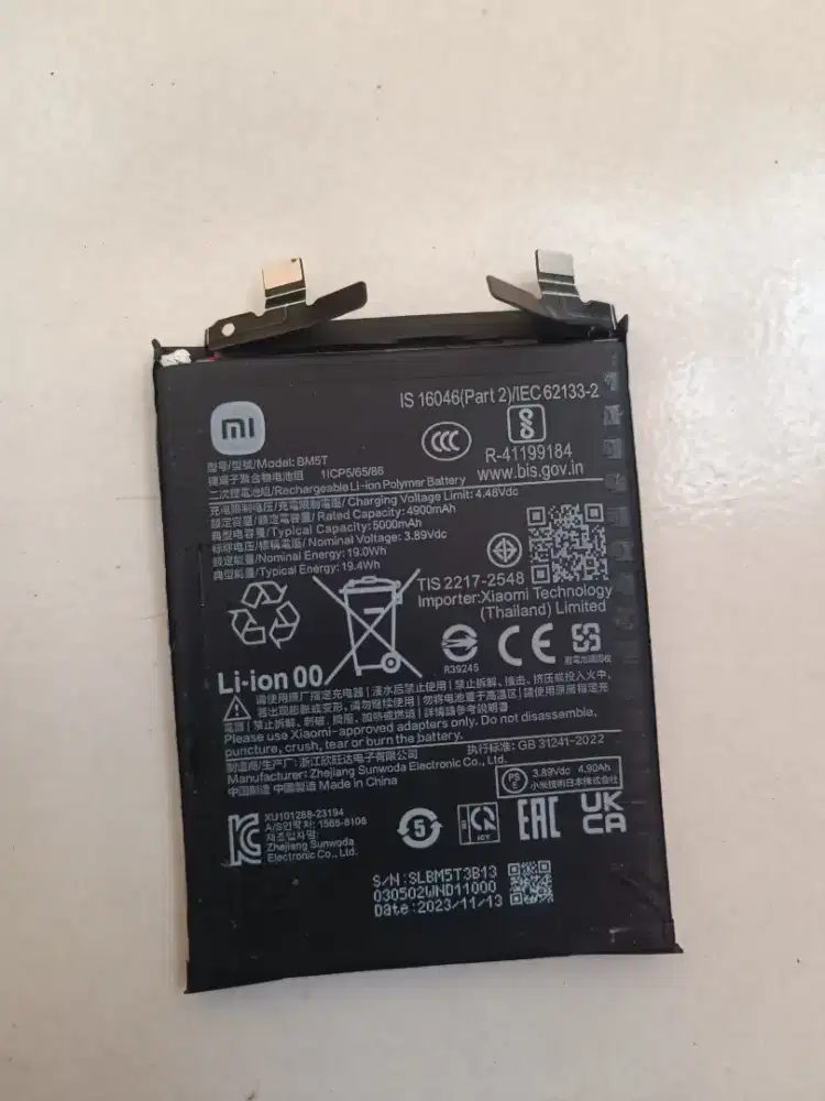 Batre cabutan redmi note 30 pro 4G