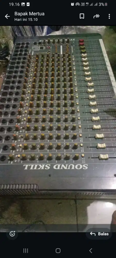 Punya mixer PEAPEY 16cennel