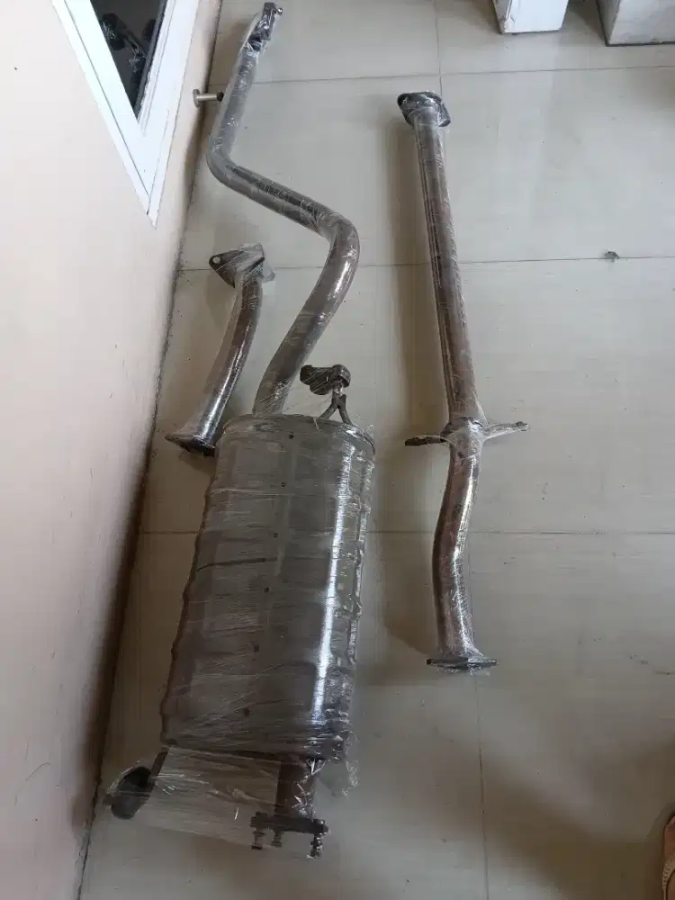 Knalpot standar original mitsubishi pajero sport exceed