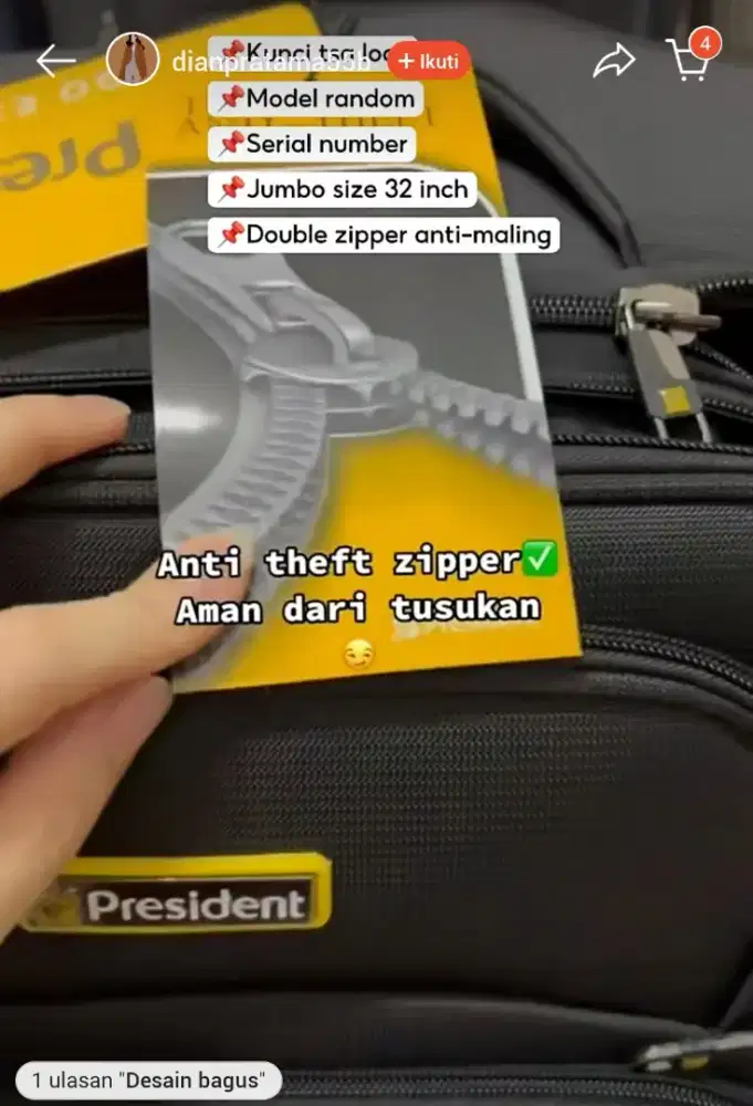 Discount 60% koper President 32 inch ORI & Baru
