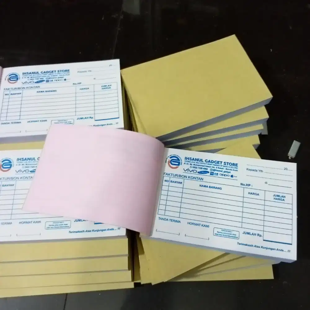 Faktur untuk berbagai usaha