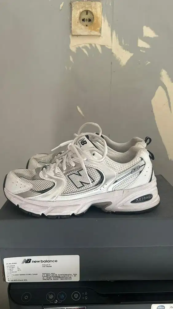 New Balance 530 Natural White Indigo Original
