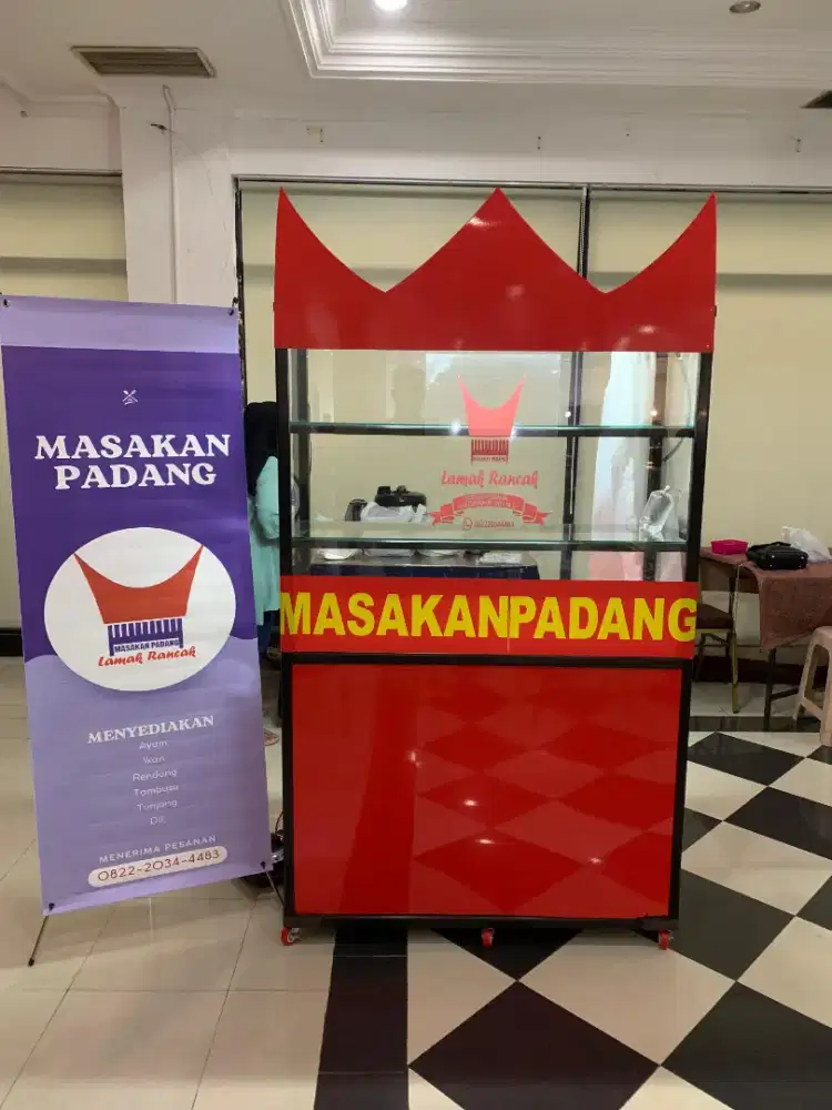 Dijual etalase dan penghangat nasi, jual cepat