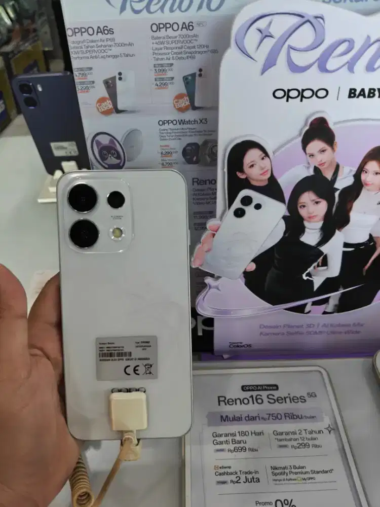Ready reno 16 cicilan bunga 0% syarat cukup KTP