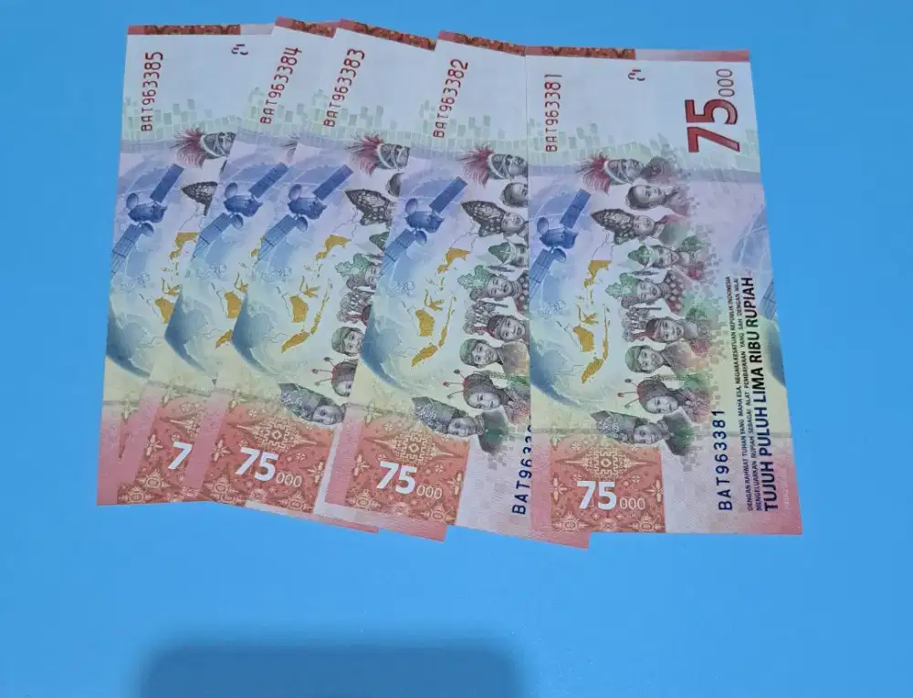 Uang 75 ribu Rupiah