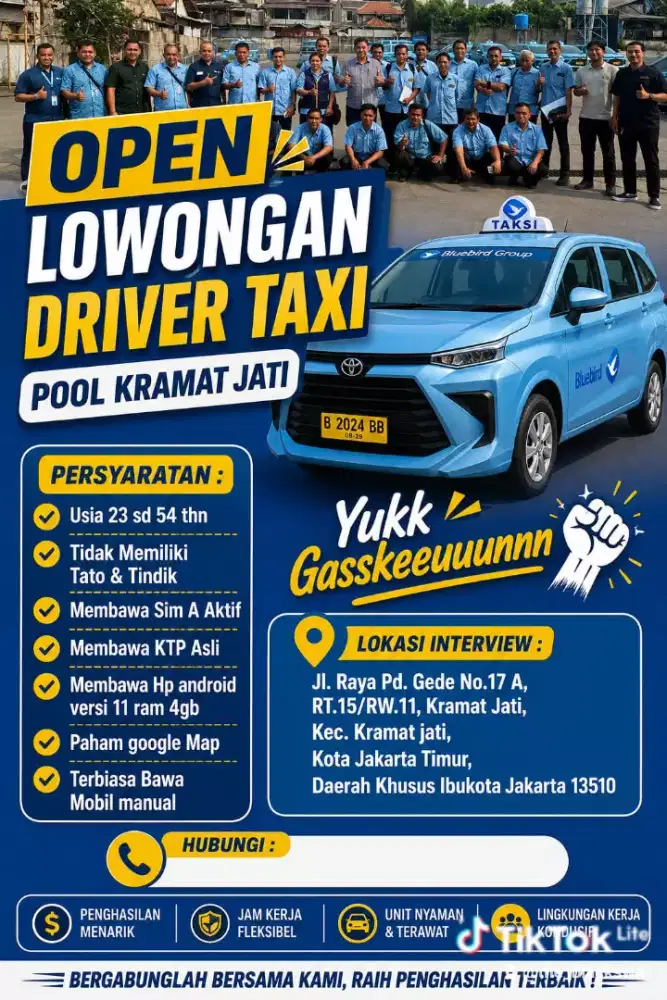 Lowongan kerja driver taksi on-line