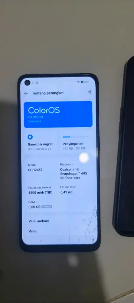 Oppo reno 8z 8/256 5g
