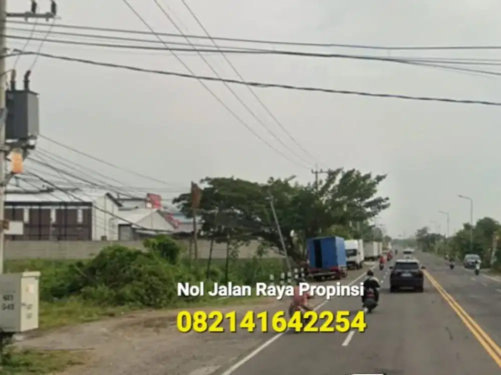 DIJUAL Tanah LD 45 mtr, Sltn Gerbang TOL MADIUN Lokasi Mantapp