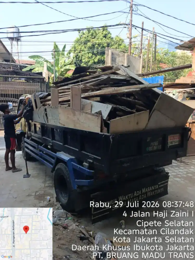 Jasa buang puing sampah