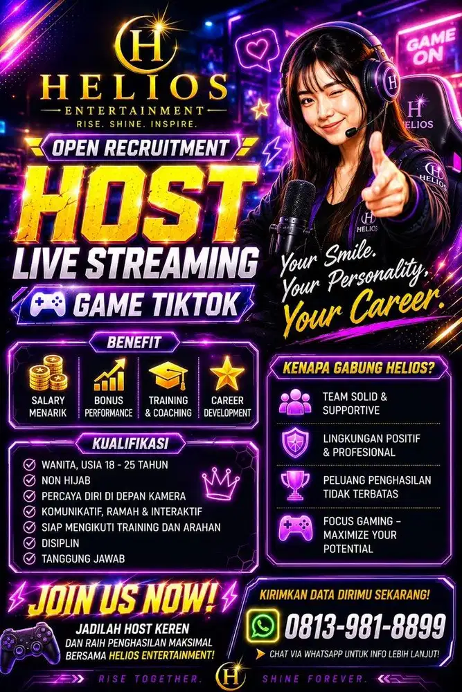 [NON HIJAB] Host Live Game Tiktok Jakarta Utara Sunter
