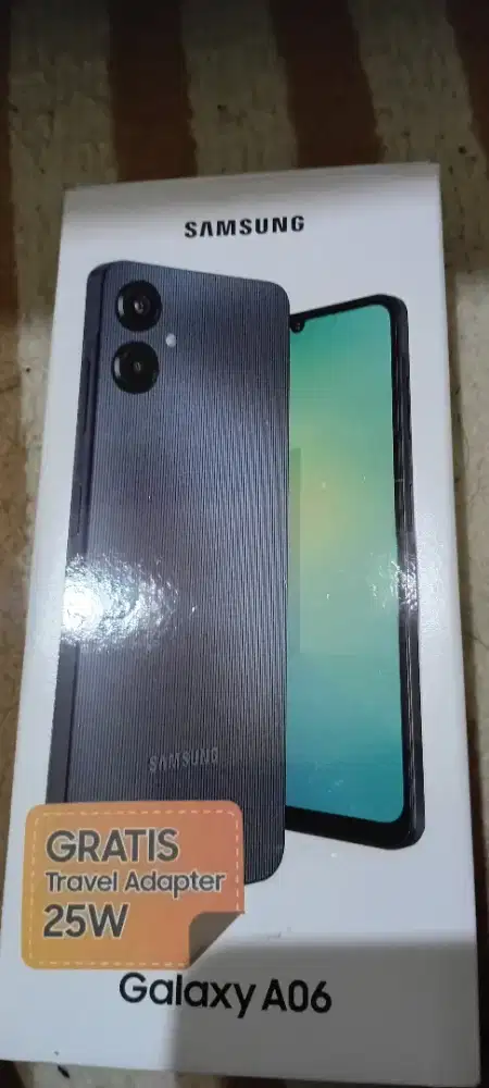 Dijual 1 hp samsung galaxy A 06 warna lhitam