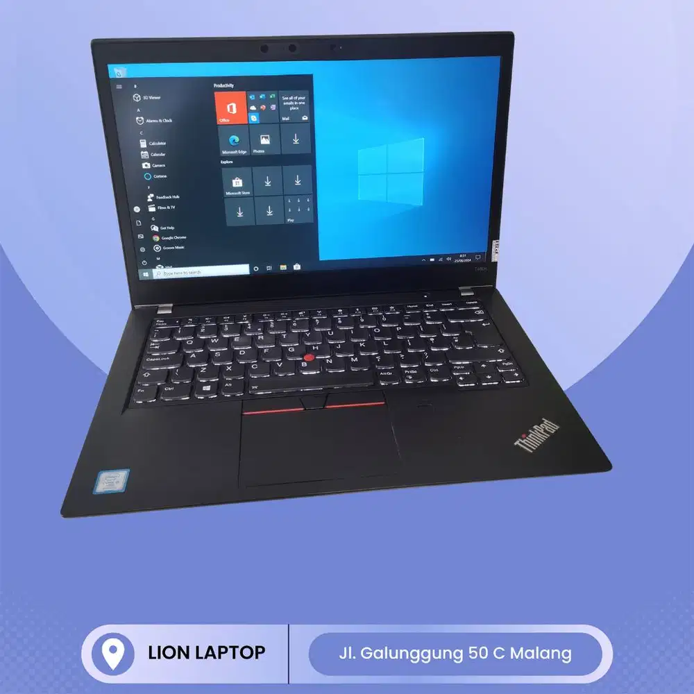 RAM 8GB Core i5 gen 8 Lenovo Thinkpad T480s SLIM [29|07]