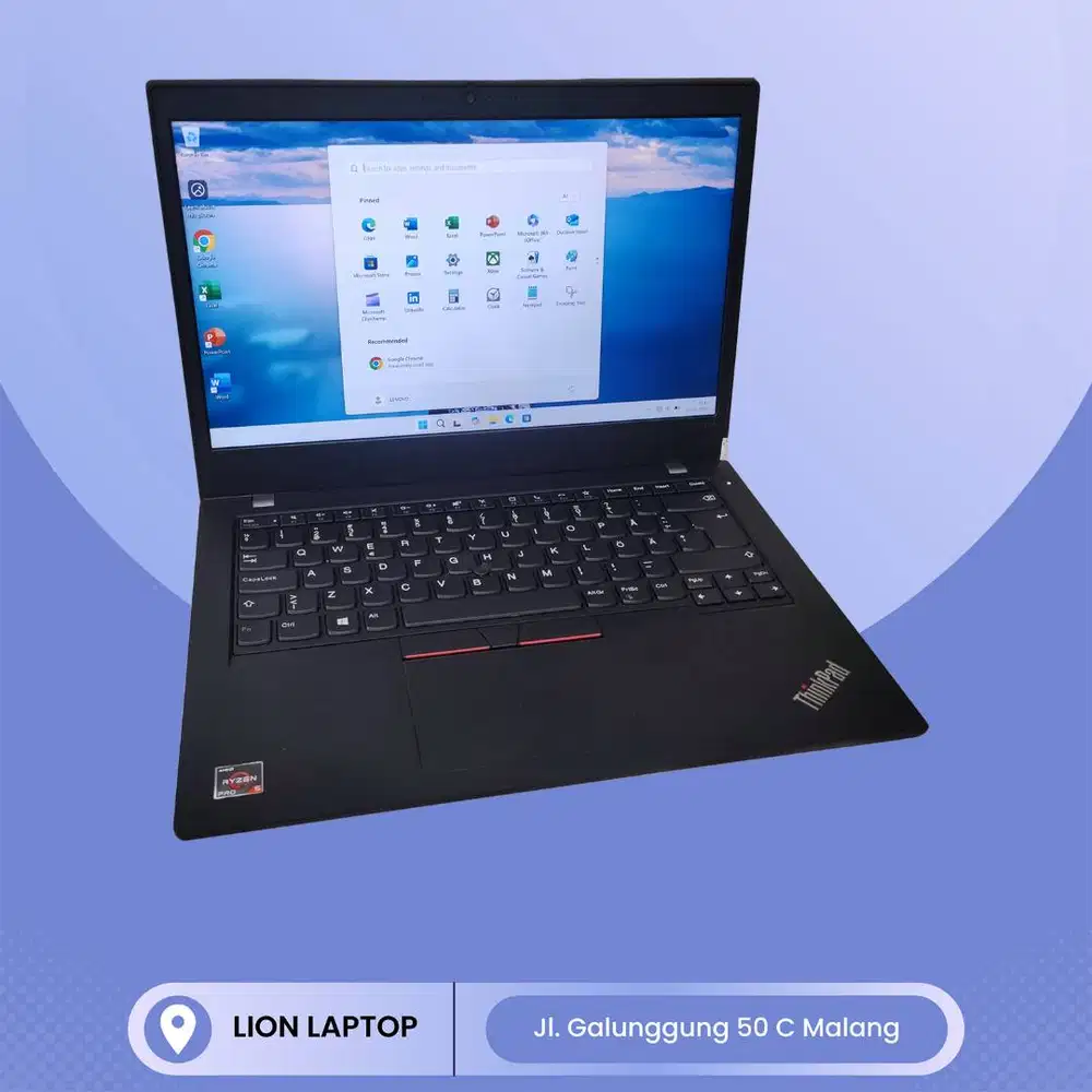 Gaming/Editing AMD Ryzen 5 PRO 8/256 MULUS Lenovo Thinkpad L14 [29|07]