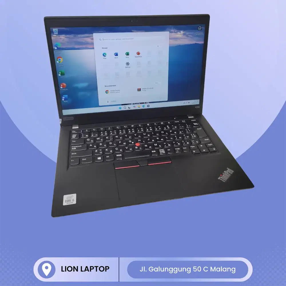 i5 GEN 10 Murah RAM 8GB Lenovo Thinkpad X390 [29|07]