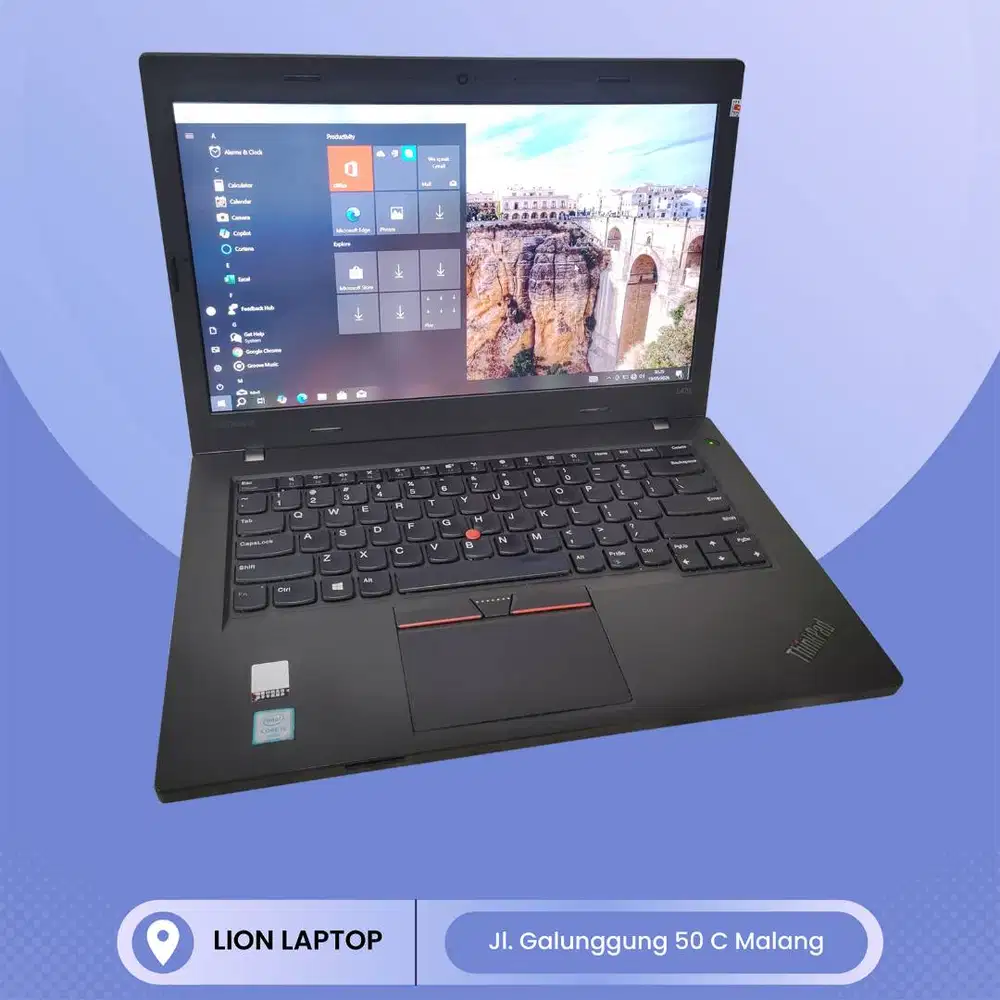 RAM 8GB Core i5 SSD Murah Lenovo Thinkpad L470 [29|07]