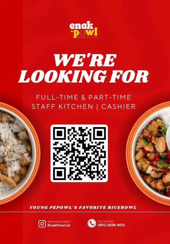 JOB : PART-TIMER & FULL TIMER KASIR (ALAM SUTERA)