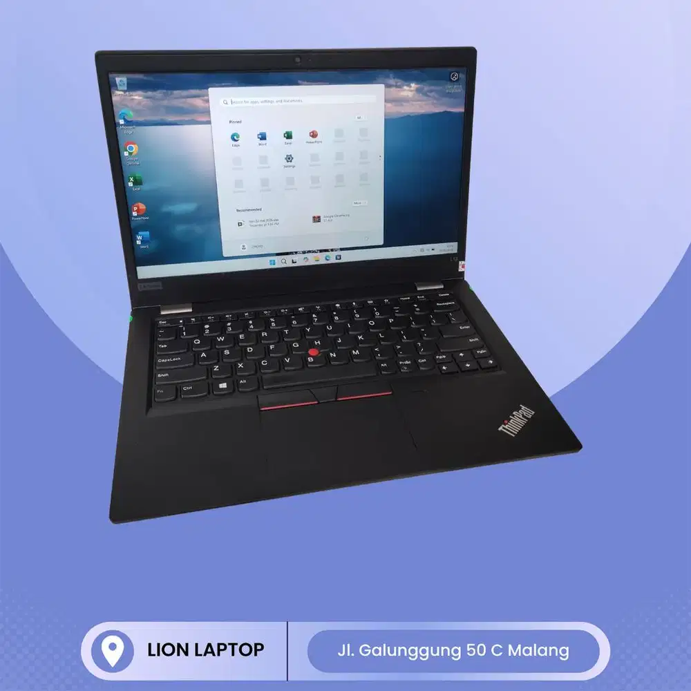 i5 Gen 10 Slim RAM 8GB SSD 256GB Lenovo Thinkpad L13 [29|07]