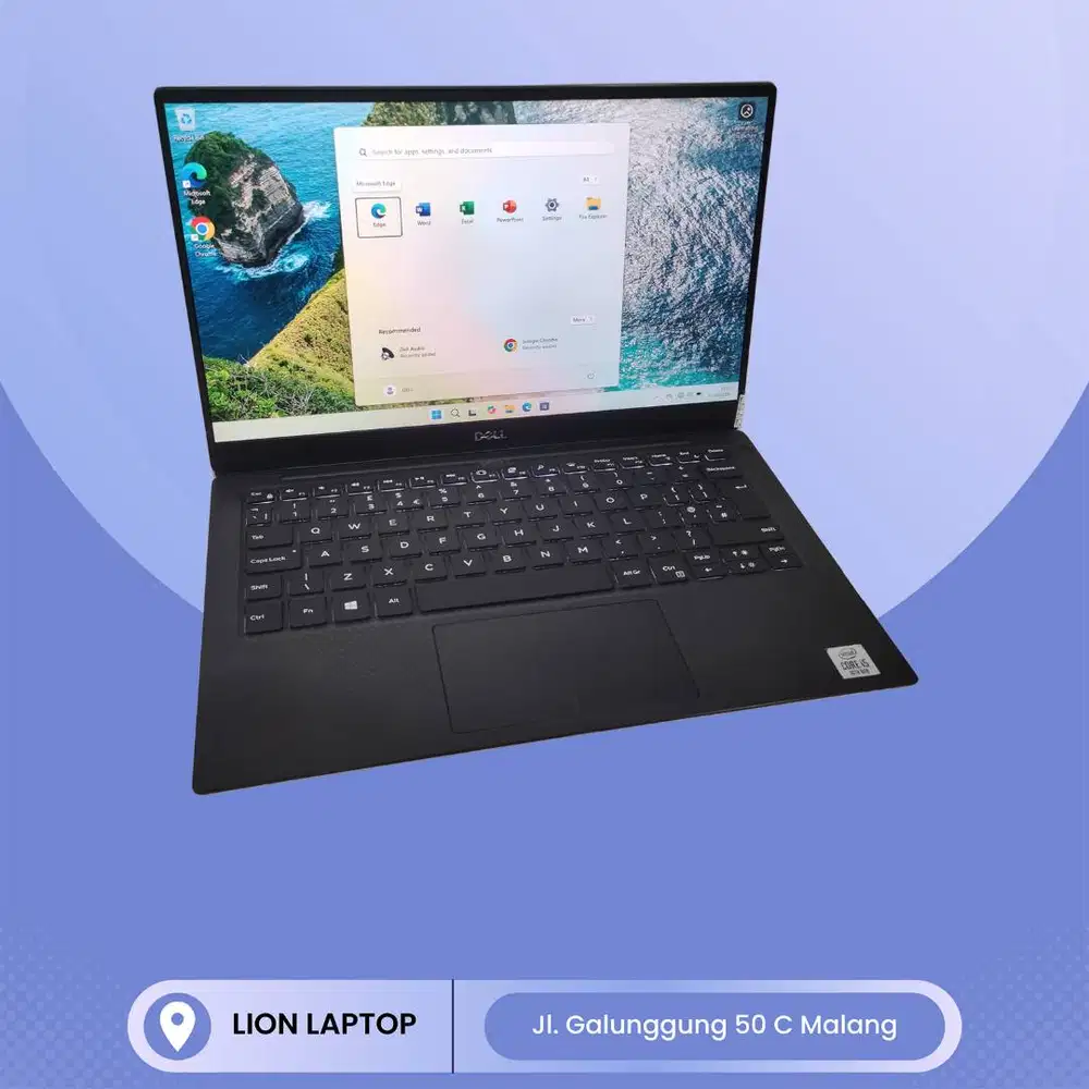 Slim & Ringan Core i5 gen 10 RAM 8 SSD 256 DELL XPS 13 7390 [29|07]