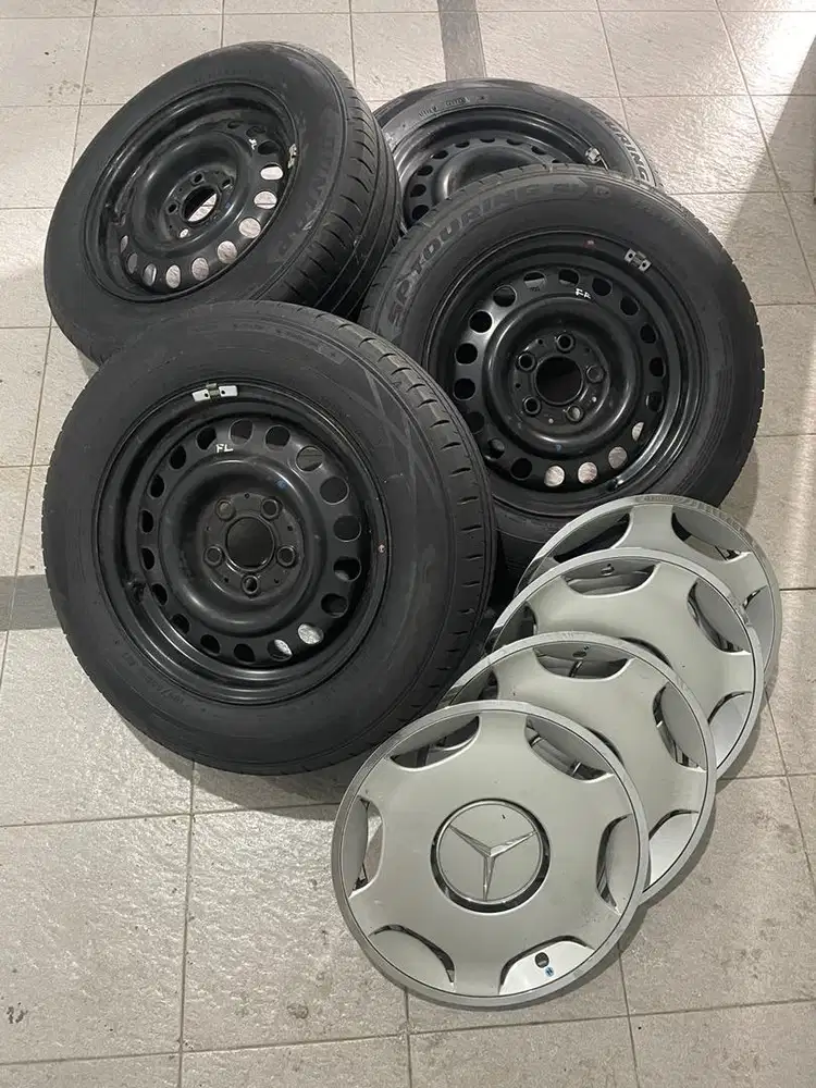 Velg Kaleng, ban dan dop OEM Mercedes W124