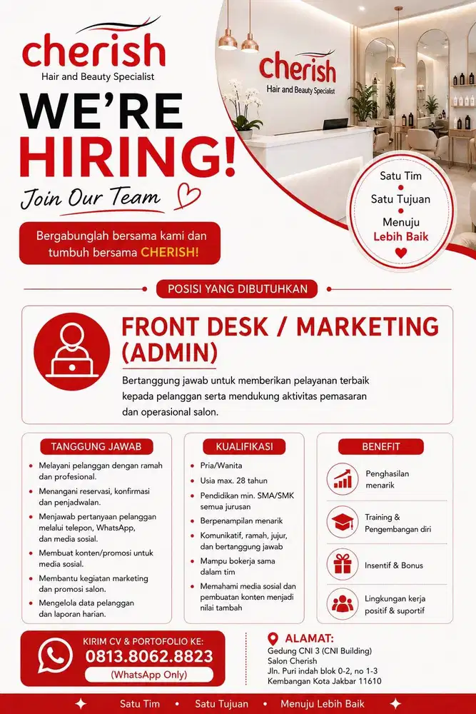 Front Desk/Marketing (Admin)