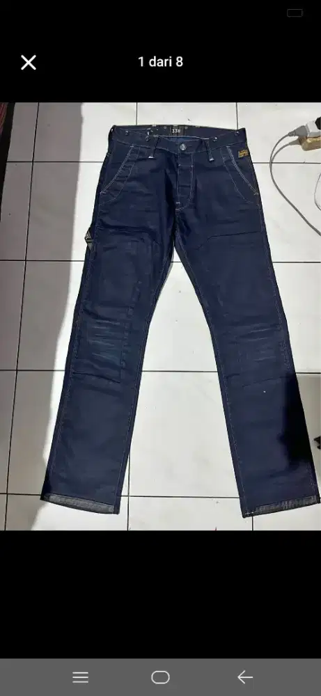 Celana jeans G-star Raw 3301 State Chino Tapered