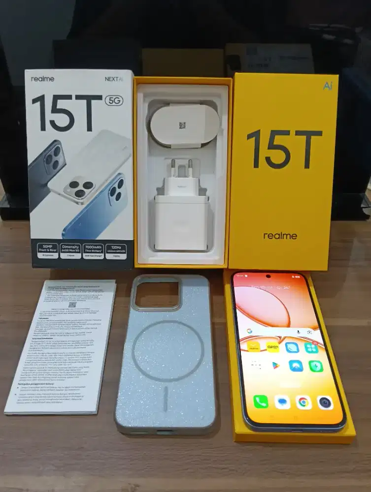 Realme 15T 5G 8/256gb seken murah dan lengkap