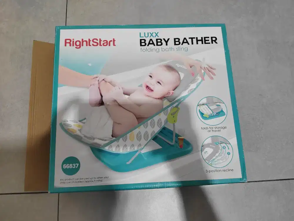 Preloved Baby Bather Rightstar alat bantu mandi bayi like new