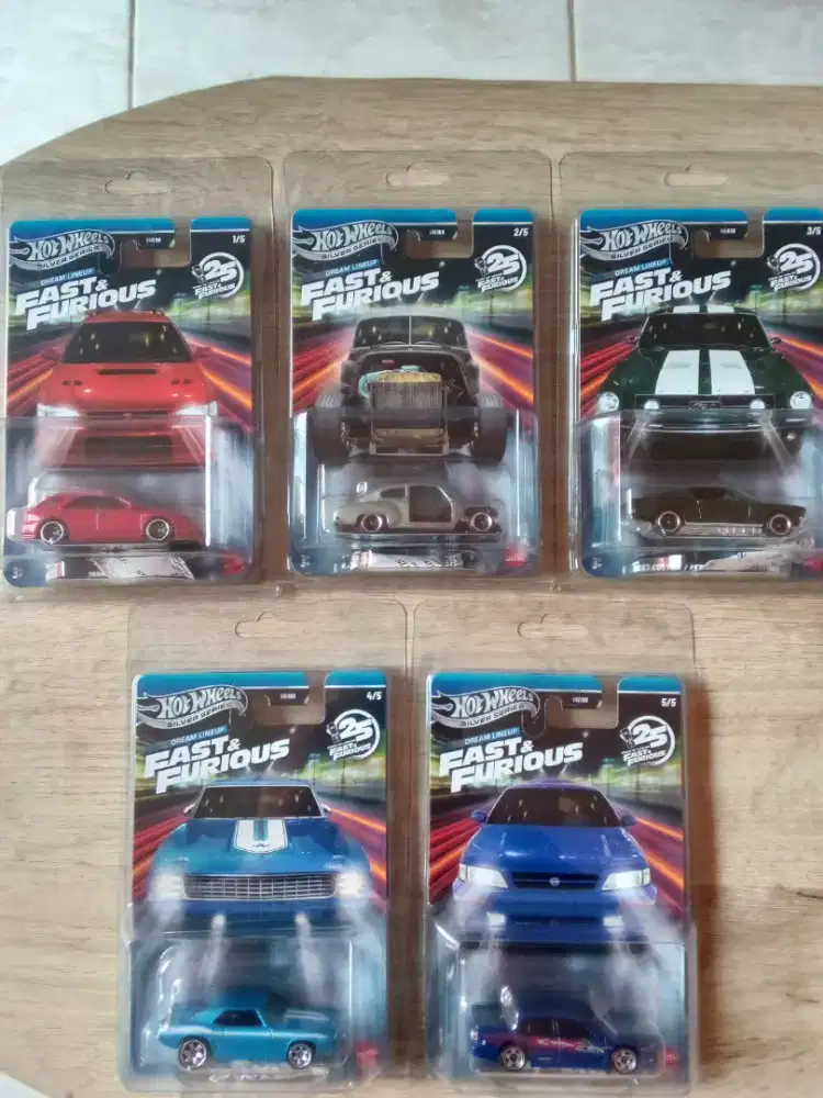 Hot Wheels Fast & Furious Dream Lineup Set