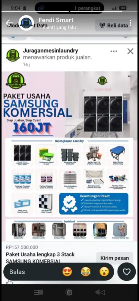 Mesin cuci premium