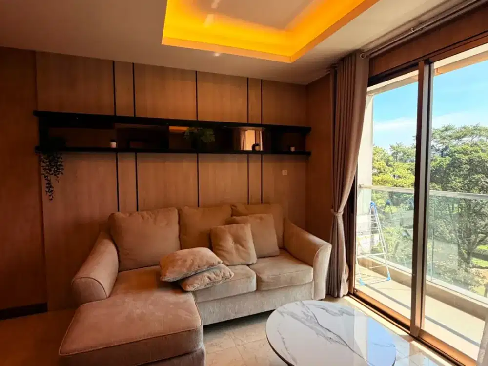 Y. DIJUAL APARTEMEN 2BR FURNISH HEGARMANAH RESIDENCE BANDUNG TIPE ONYX