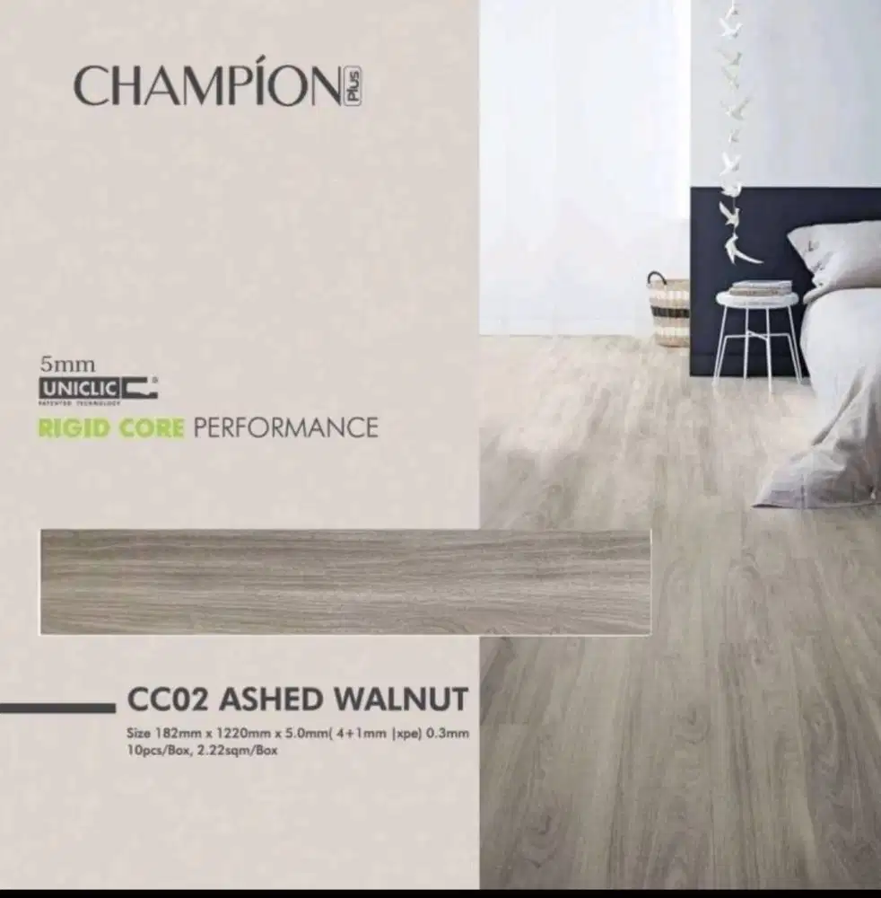 lantai kayu spc floor banyak motif per meter