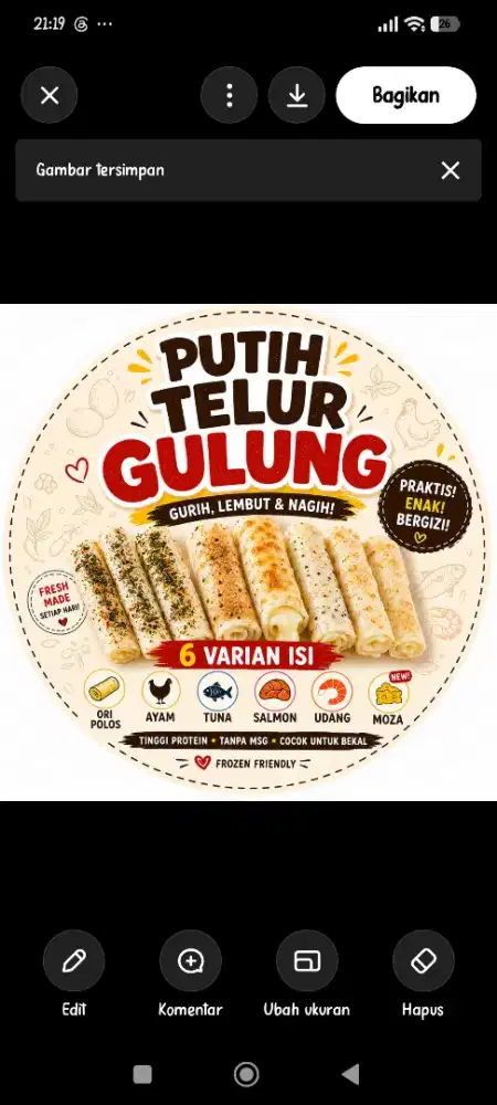 Dicari orang yang bisa buat telur gulung