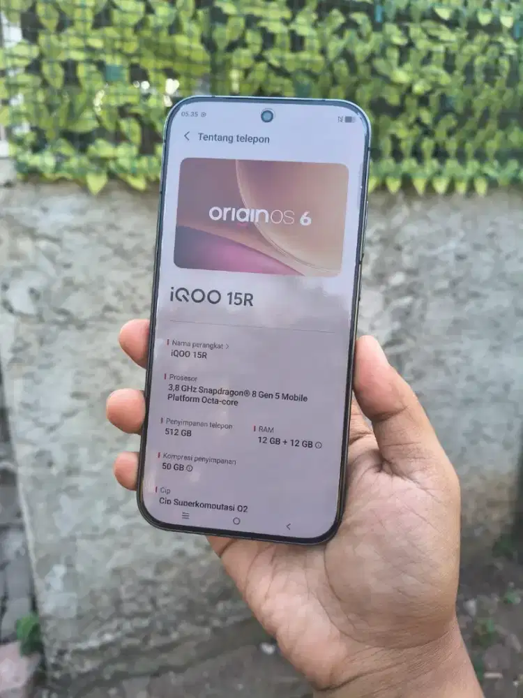 Iqoo 15r 12/512gb fullset