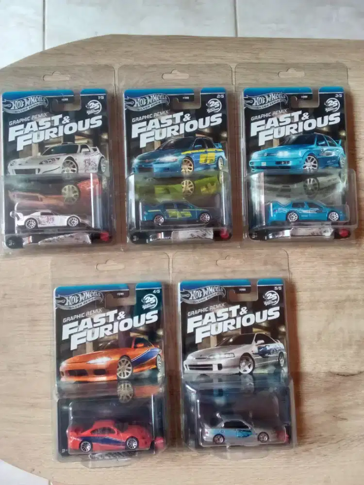 Hot Wheels Fast & Furious Graphics Remix Set