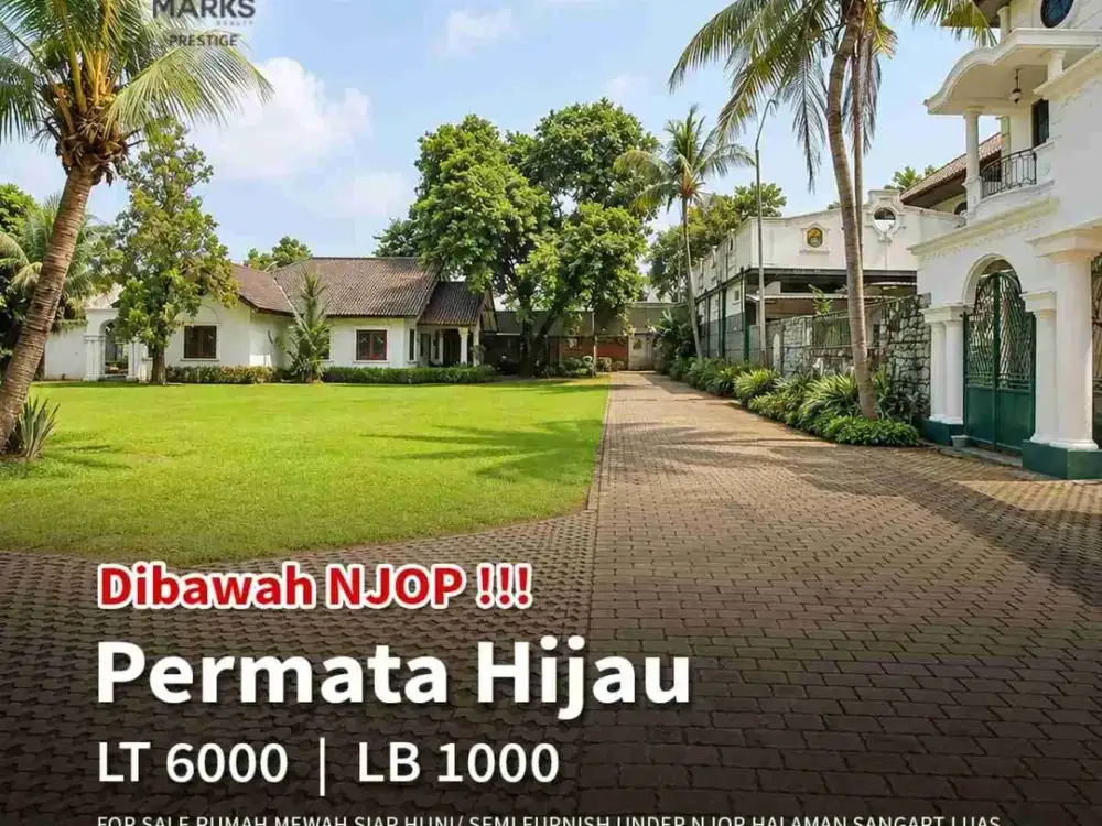 BEST PRICE! RUMAH MEWAH HALAMAN SUPER LUAS UNDER NJOP – PERMATA HIJAU DUA, JAKARTA SELATAN

 Permata Hijau Dua, Jakarta Selatan