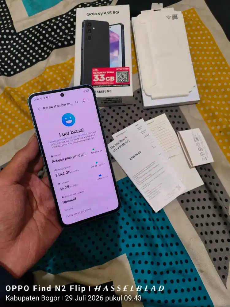 Samsung a55 5g 12/256