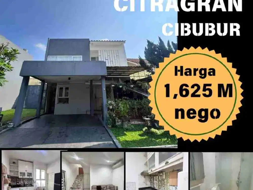 DIJUAL CEPAT RUMAH CANTIK CITRAGRAN CIBUBUR