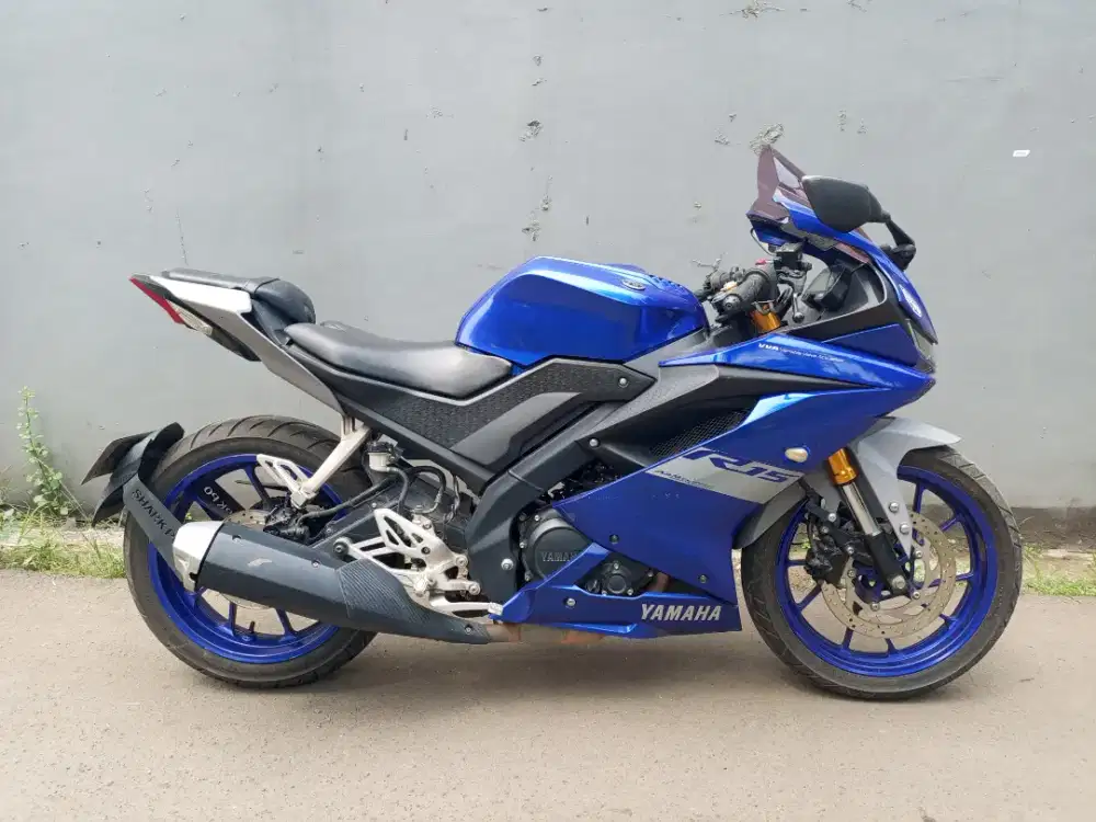 Yamaha R15V3 tahun 2021 surat lengkap pajak telat plat Tangsel