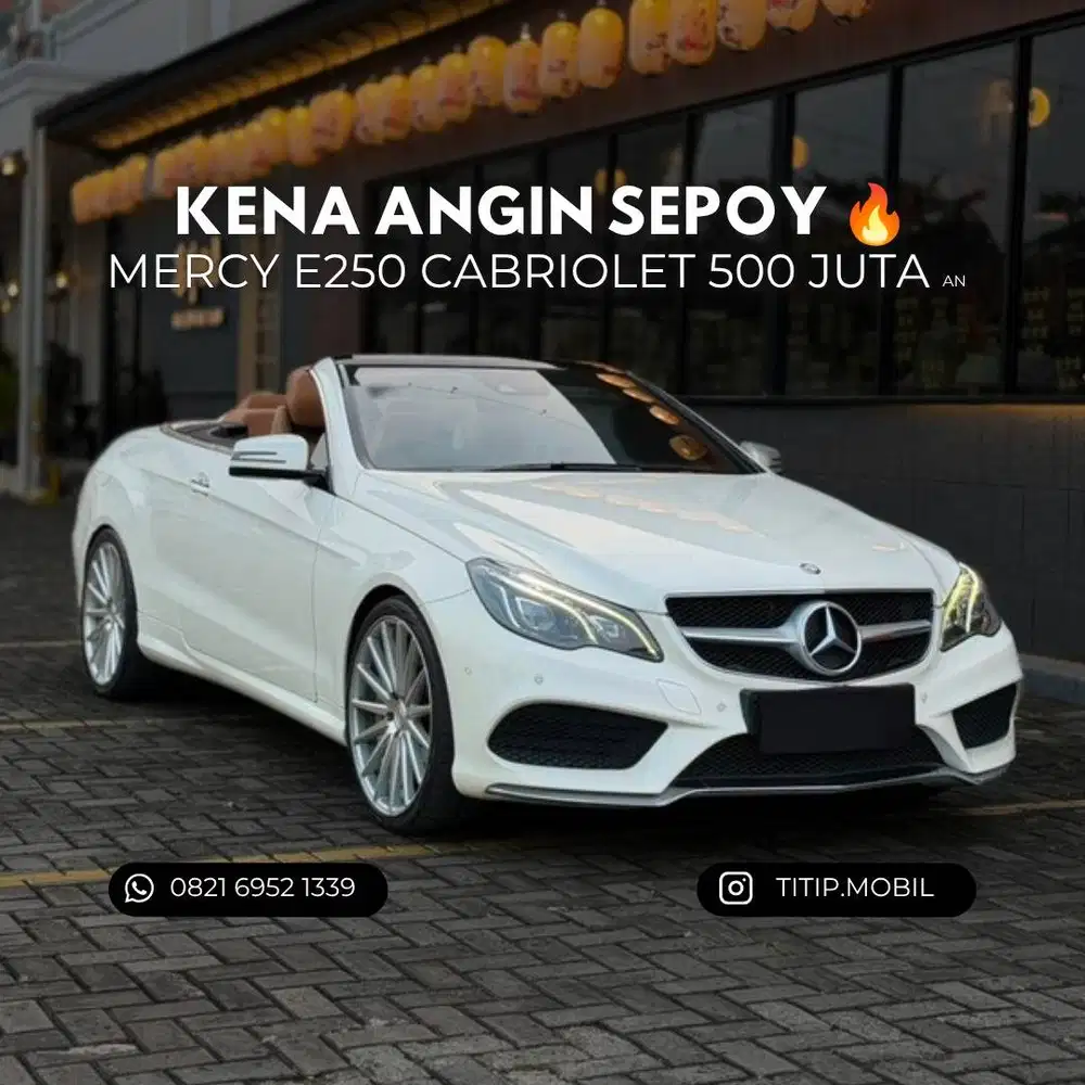 [CASH] Mercedes-Benz E250 Cabriolet Facelift 2014