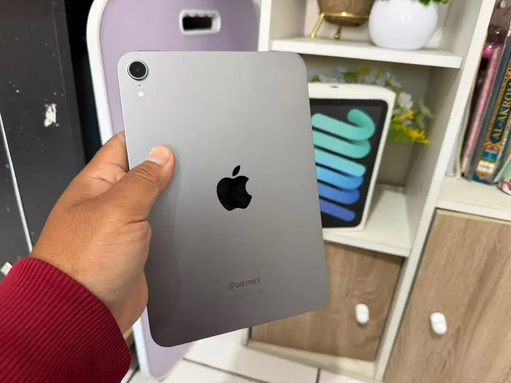 Ipad mini 7 a17 128gb mulus 1000% seperti baru garansi fullset