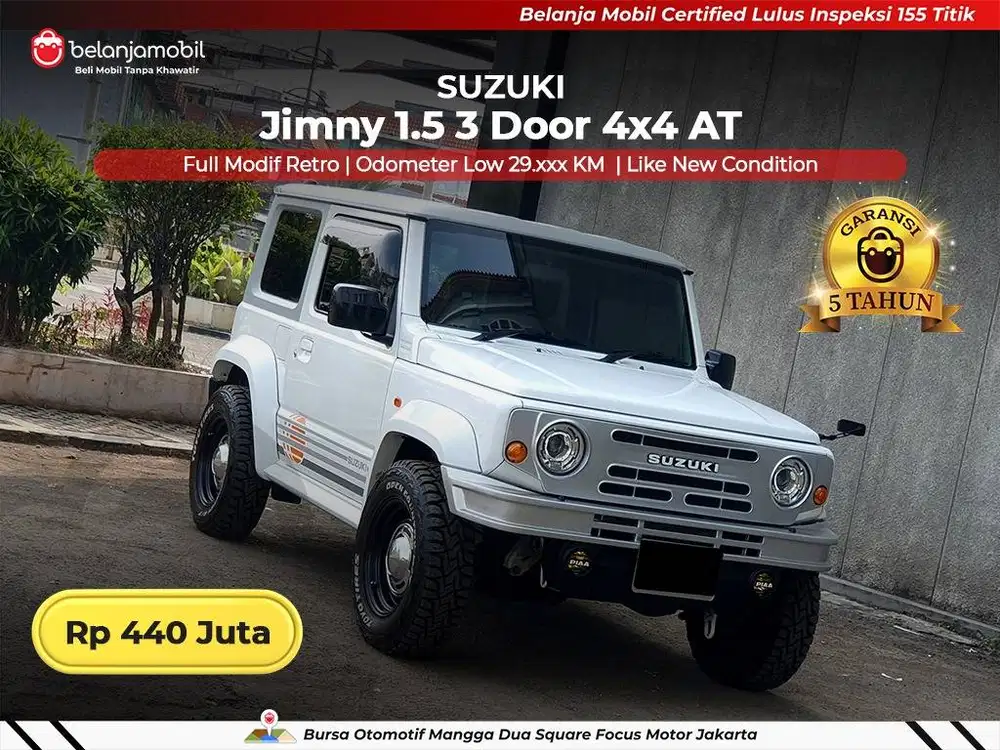 [ FULL MODIF RETRO ] Suzuki Jimny 1.5 3 Door 4x4 AT 2021 2022