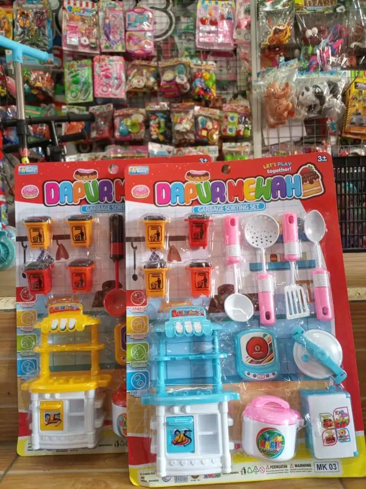 mainan anak dapur mewah set