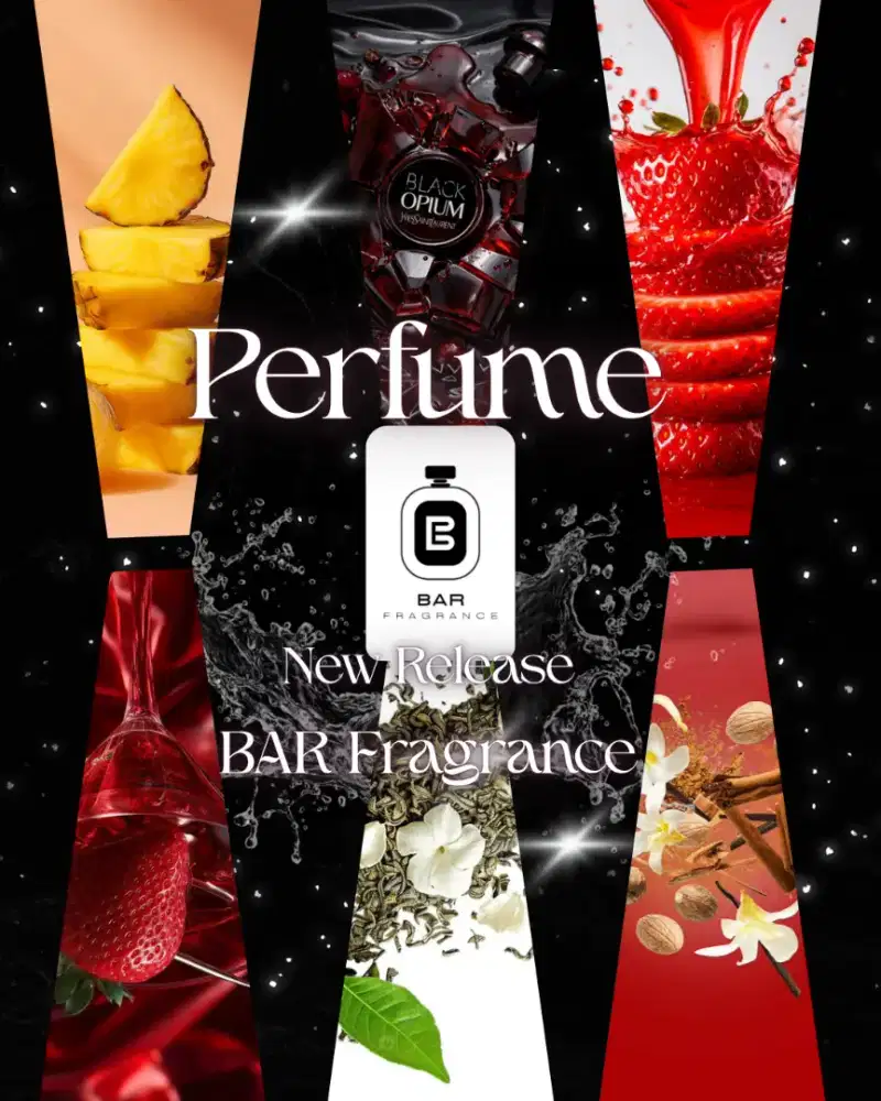 EDP Parfum dengan varian aroma dan wangi fruity, fresh, cool, dll