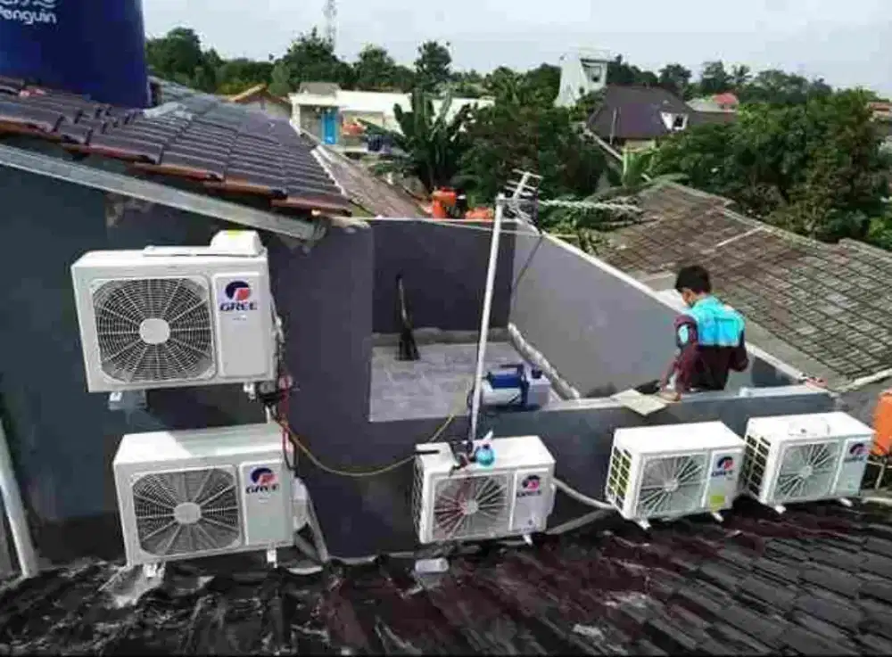 Service AC bongkar pasang AC kulkas
