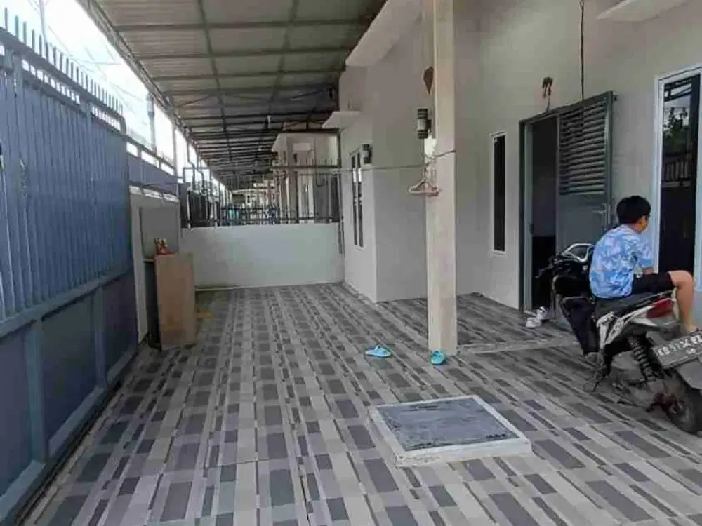 Dijual rumah cluster berpagar siap huni dalam kawasan komplek bertaman dengan akses jalan luas beserta security 24 jam di Jl. Sungai Raya Dalam