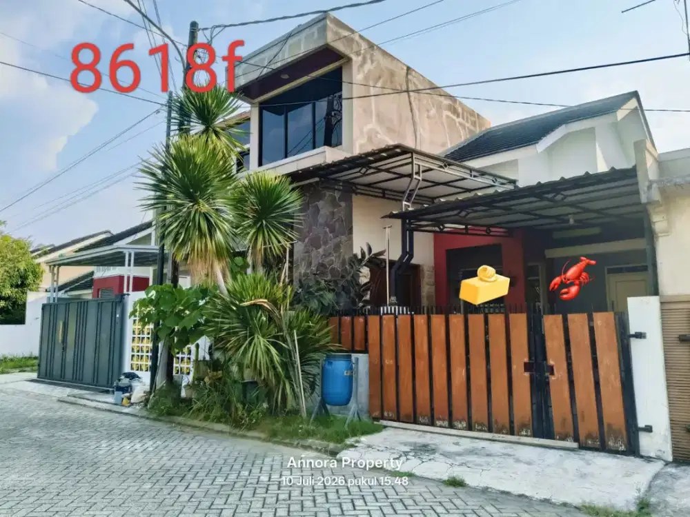 Dijual Rumah Cluster Semi Real Estate di Citra Indah City 8618F