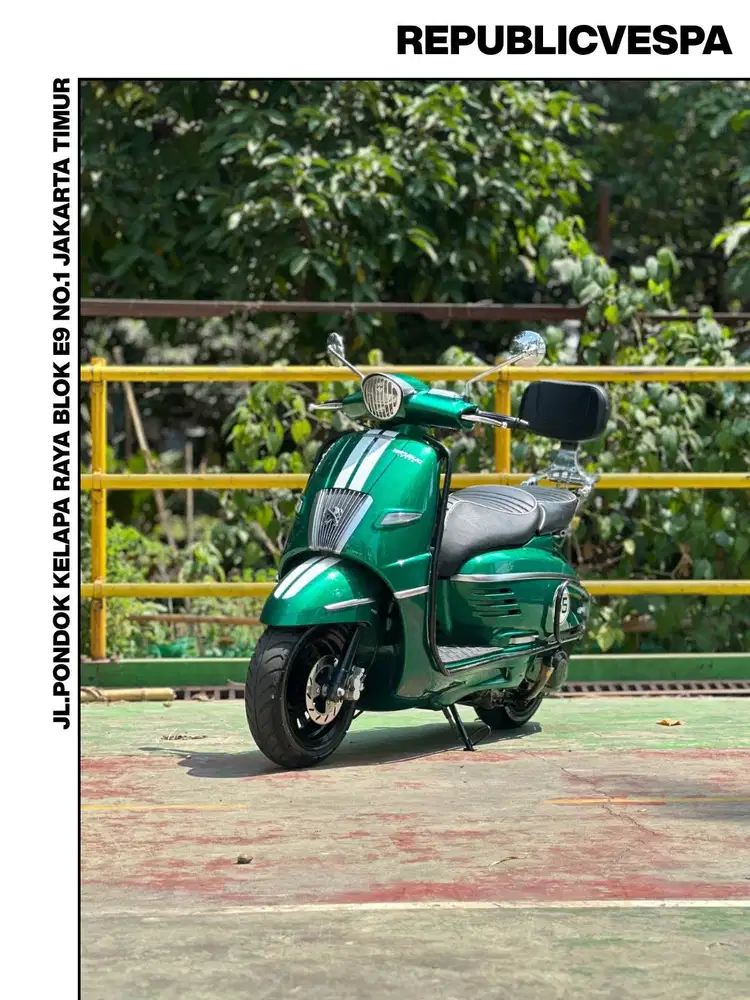 TERMURAH PEUGEOT DJANGO SPORTS 150 ABS TH 2022 WARNA RACING GREEN
