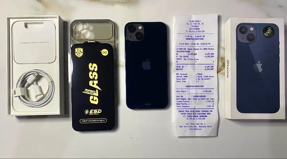 IPHONE 13 128 GB IBOX BH 96 GARANSI ON 2027