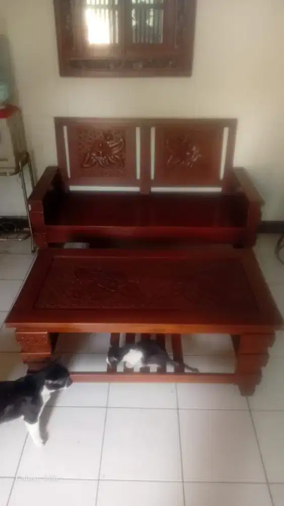 Kursi meja jati